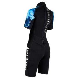 Aqualung Mulher Baixinha Hydroflex 3 Milímetros S Black / Blue