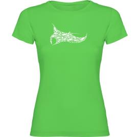 Camiseta De Manga Curta Manta L Light Green