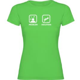 Camiseta De Manga Curta Problem Solution Dive L Light Green