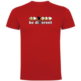 Camiseta De Manga Curta Be Different 3XL Red