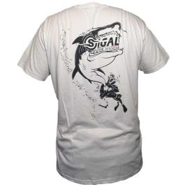 Camiseta De Manga Curta Sigal Mod 4 S White / Black