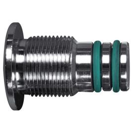 Blind Plug For Right Expandable Din Valve Up To 300 Bar One Size Silver / Green