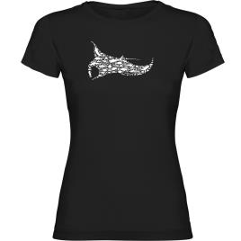 Camiseta De Manga Curta Manta XL Black