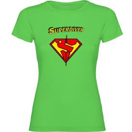 Camiseta De Manga Curta Super Diver M Light Green