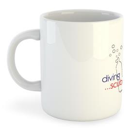 Kruskis Caneca Dive Diving Scuba 325ml One Size White