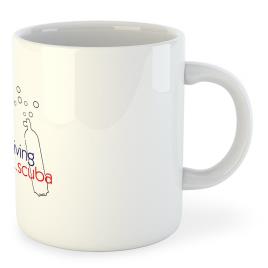 Caneca Dive Diving Scuba 325ml One Size White