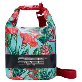 Saco Estanque Tube Tropical 5l One Size Teal / Red