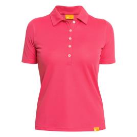 Iq-company Camisa Polo De Manga Curta Uv 50+ L Raspberry