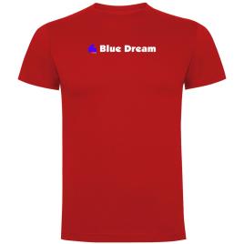 Camiseta De Manga Curta Blue Dream S Red
