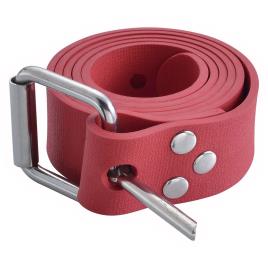 Rubber Weight Belt One Size Red