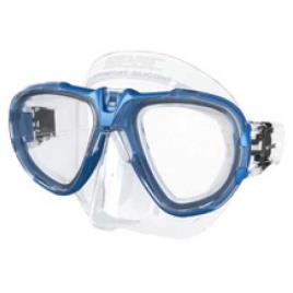 Máscara De Mergulho De Silicone Fox One Size Blue Metal