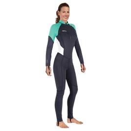 Mares Fato Mulher Rash Guard Trilastic She Dives 2XS Black / Green / White