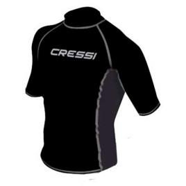 Cressi Camiseta Manga Curta Trilastic 2XL Black / Grey