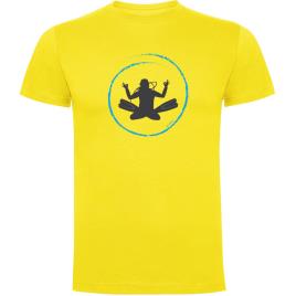 Kruskis Camiseta De Manga Curta Diver Zen M Yellow