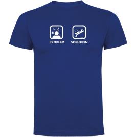 Camiseta De Manga Curta Problem Solution Dive 2XL Royal Blue