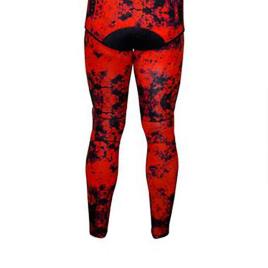 Picasso Calças De Caça Submarina Camo Blood 5 Milímetros 3XL Red / Black