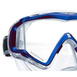 Máscara Mergulho New Crystal Vu One Size Blue / Transparent Silicone