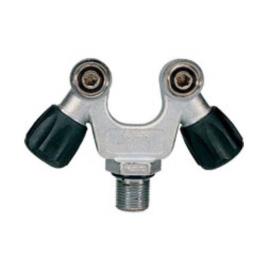 Inox Double Oulet Valve M25 One Size Grey