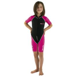 Fato Corto Dolphin 1.5 Mm 5 Years Pink / Black