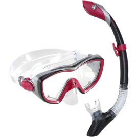 Máscara Snorkeling Bonita One Size Dark Pink / Black