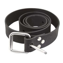 Rubber Weight Belt One Size Black