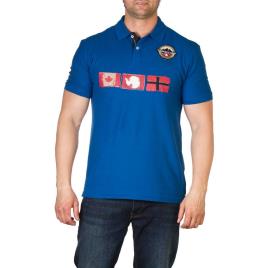 Camisa Polo De Manga Curta Wilbur M Classic Blue