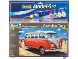 Modelos de veículos terrestres  Model Set Volkswagen T1 Samba Bus