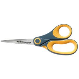 Tesoura antiaderente, titânio, 204 mm, cinzento/amarelo