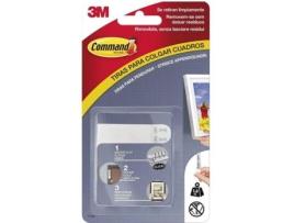 Fita Adesiva COMMAND™ De suspensão para fotografias Branco (4 x 2 tiras pequenas - 1,8 kg)