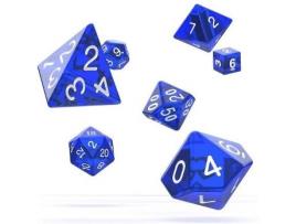 Jogo de Dados  Dice RPG Translucent (Azul)