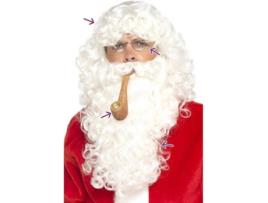 Fato de Homem DISFRAZZES Kit De Pai Natal Branco (Tam: Tamanho Único)