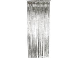 Decorações de Halloween  Cortina Prateada Metálica (91x244 cm)