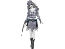 Fato de Mulher  Cowgirl Fantasma (Tam: S)