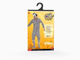 Fato Unisexo DISFRAZZES Zebra (Tam: L)