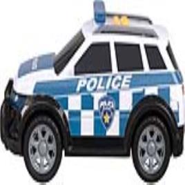 Carro de polícia CYP Teamsterz Branco