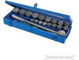 Conjunto de Chave de Caixa SILVERLINE 633663 - 21 peças