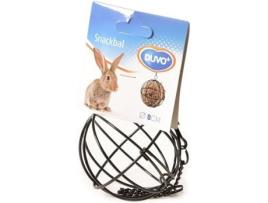 Bola para Snacks para Coelhos DUVO (Preto - 8cm)