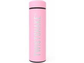 Termo para Liquidos TWISTSHAKE Frio ou Calor Rosa Claro 420ml