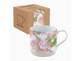 Chávena com Caixa  Porcelana Camuflagem Rosa