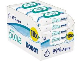 Toalhitas DODOT Box Pure XXL (18 x 48 un.)