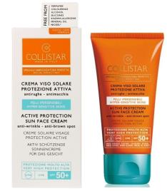 Collistar S.P.Tan Active Protection Sun Face Cream Spf 50+ 50Ml