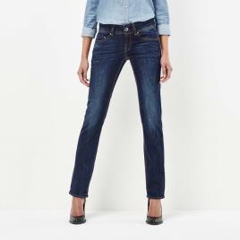 Jeans Midge Saddle Mid Waist Straight 33 Dark Aged