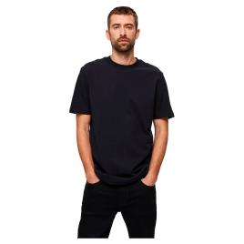Selected Camiseta De Manga Curta O Neck S Relax Colman 200 S Black