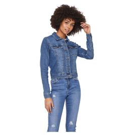 Jaqueta Trucker Debra S Medium Blue Denim