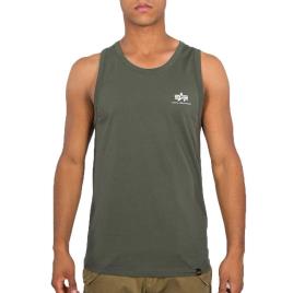 Alpha Industries Camiseta Sem Mangas Small Logo XL Dark Olive