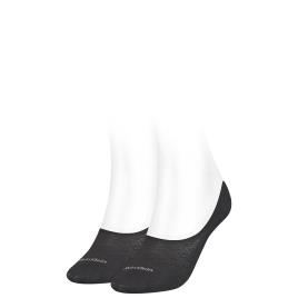 Meias Footie High Cut Diamond Open Work 2 Pares One Size Black