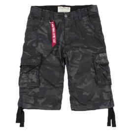 Alpha Industries Calça Shorts Jet Camo 32 Black Camo
