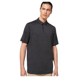 Polo Manga Curta Contender Heather XL Blackout Heather