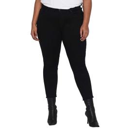 Only Jeans Willy Life Regular Skinny Ankle Raw 48 Black