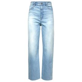 G-star Jeans Tedie Ultra-high Waist Straight Ripped Edge Ankle 31 Vintage Glacial Blue